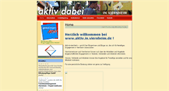 Desktop Screenshot of aktiv.in.viernheim.de